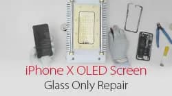 Arduous Demo – iPhone X OLED Screen Glass Only Repair
