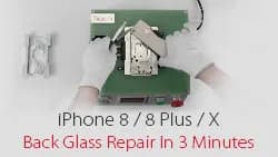 Fix iPhone 8/8P/X Back Glass In 3 Minutes