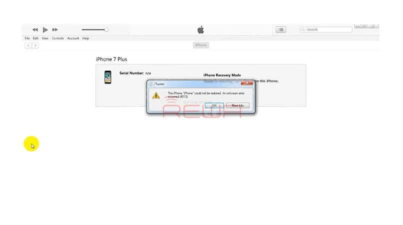 How to Fix iTunes Error 4013 on iPhone 7/7 Plus
