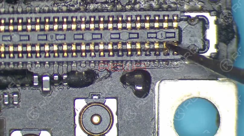 Pin 45 has been pseudo soldered