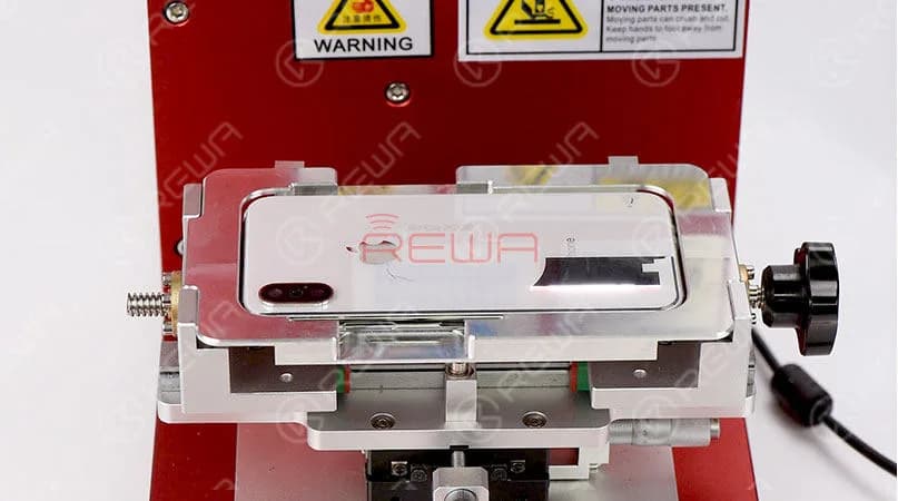 iPhone X/8 Plus/8 Rückseite Glas trennen mit Laser-Maschine