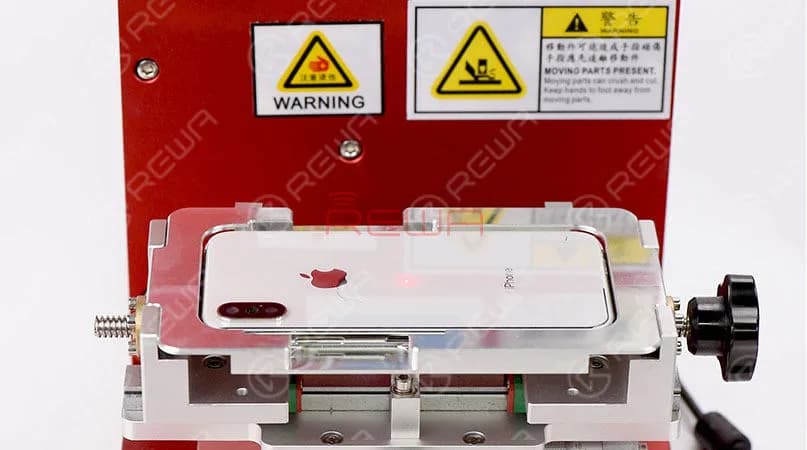 iPhone X/8 Plus/8 Rückseite Glas trennen mit Laser-Maschine