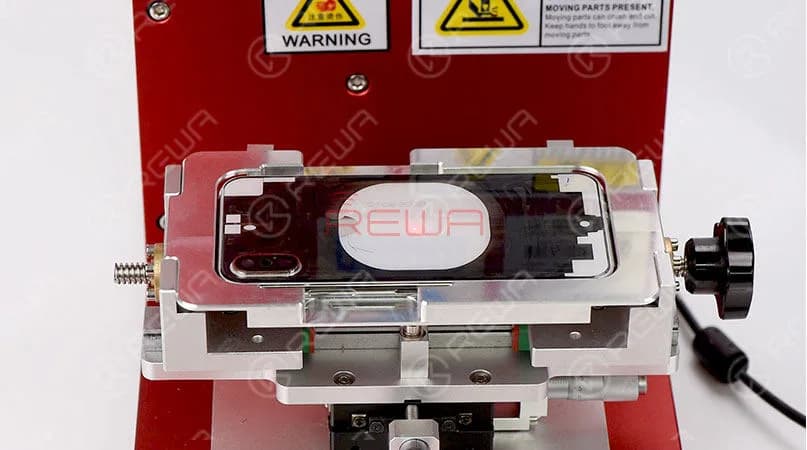 iPhone X/8 Plus/8 Rückseite Glas trennen mit Laser-Maschine