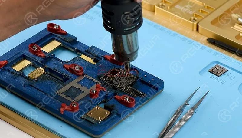 clean with PCB Cleaner.