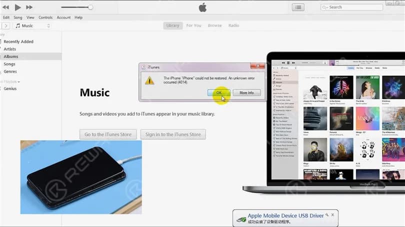 How to Fix iPhone X Stuck On Apple Logo/iTunes Error 4014