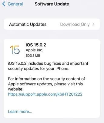 iOS15.0.2
