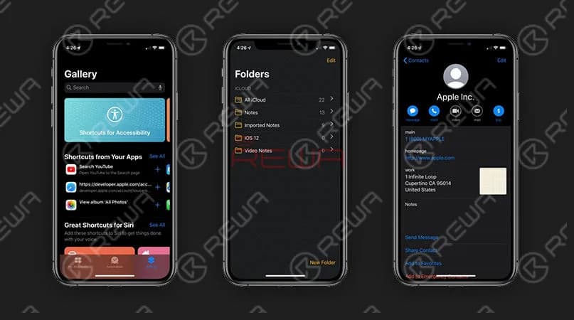 Liste des nouvelles fonctionnalités d'Apple iOS 13