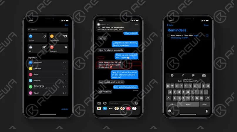 Liste des nouvelles fonctionnalités d'Apple iOS 13