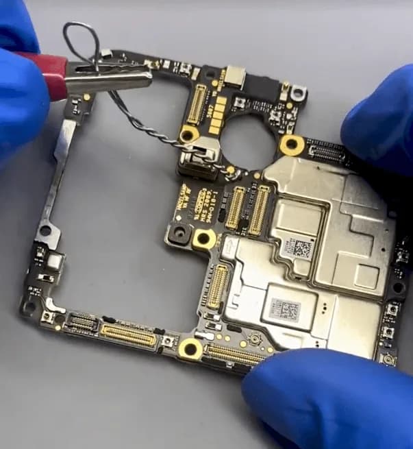Solder a wire onto the motherboard