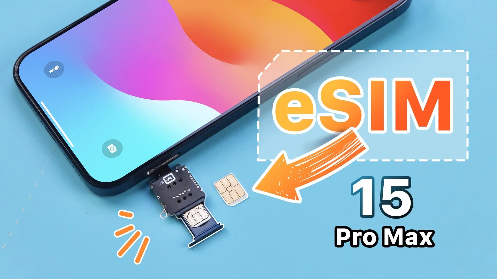Unlock US iPhone 15 PM Potential Converting eSIM to Physical Dual SIM