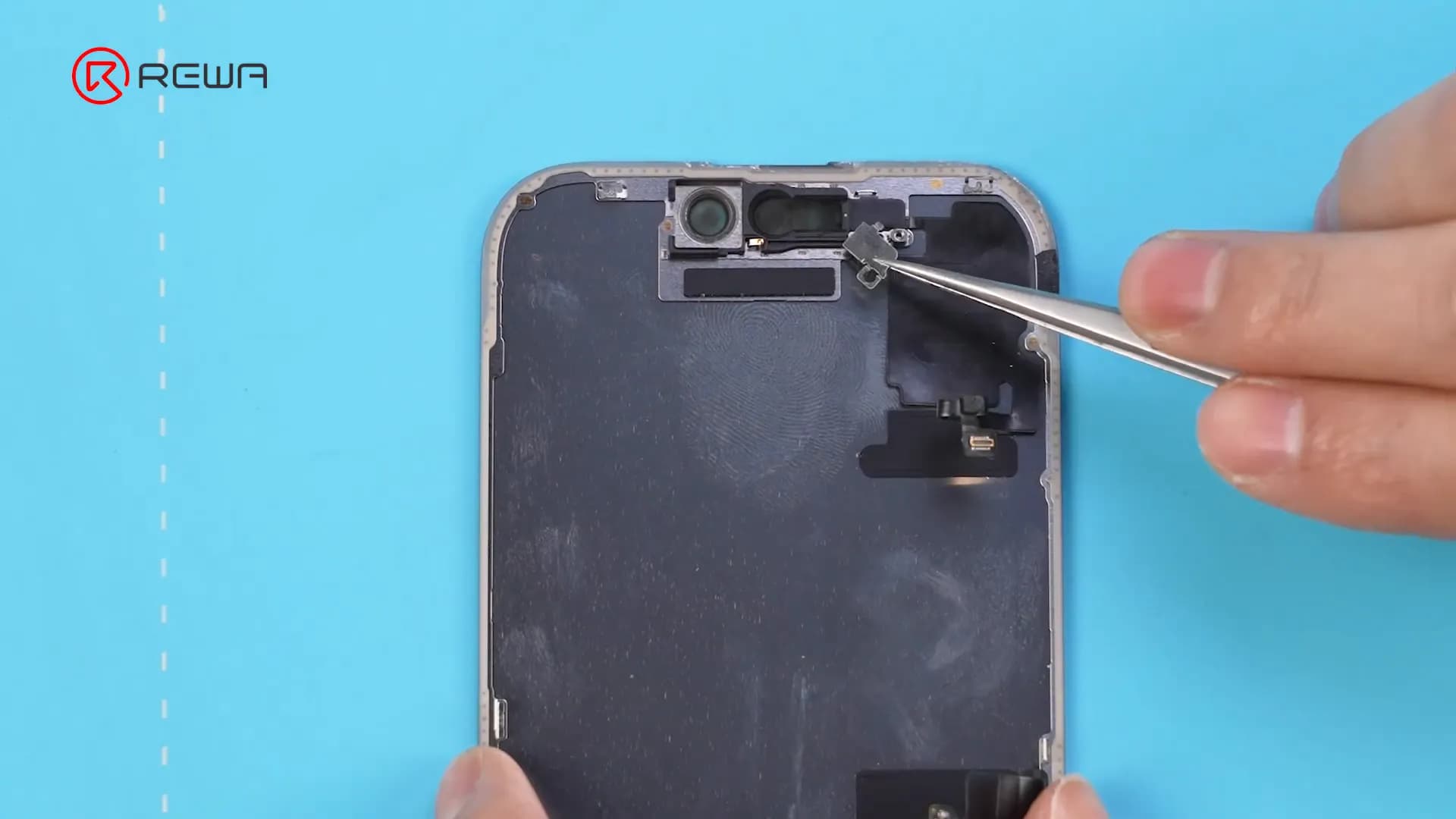 remove front sensor assembly
