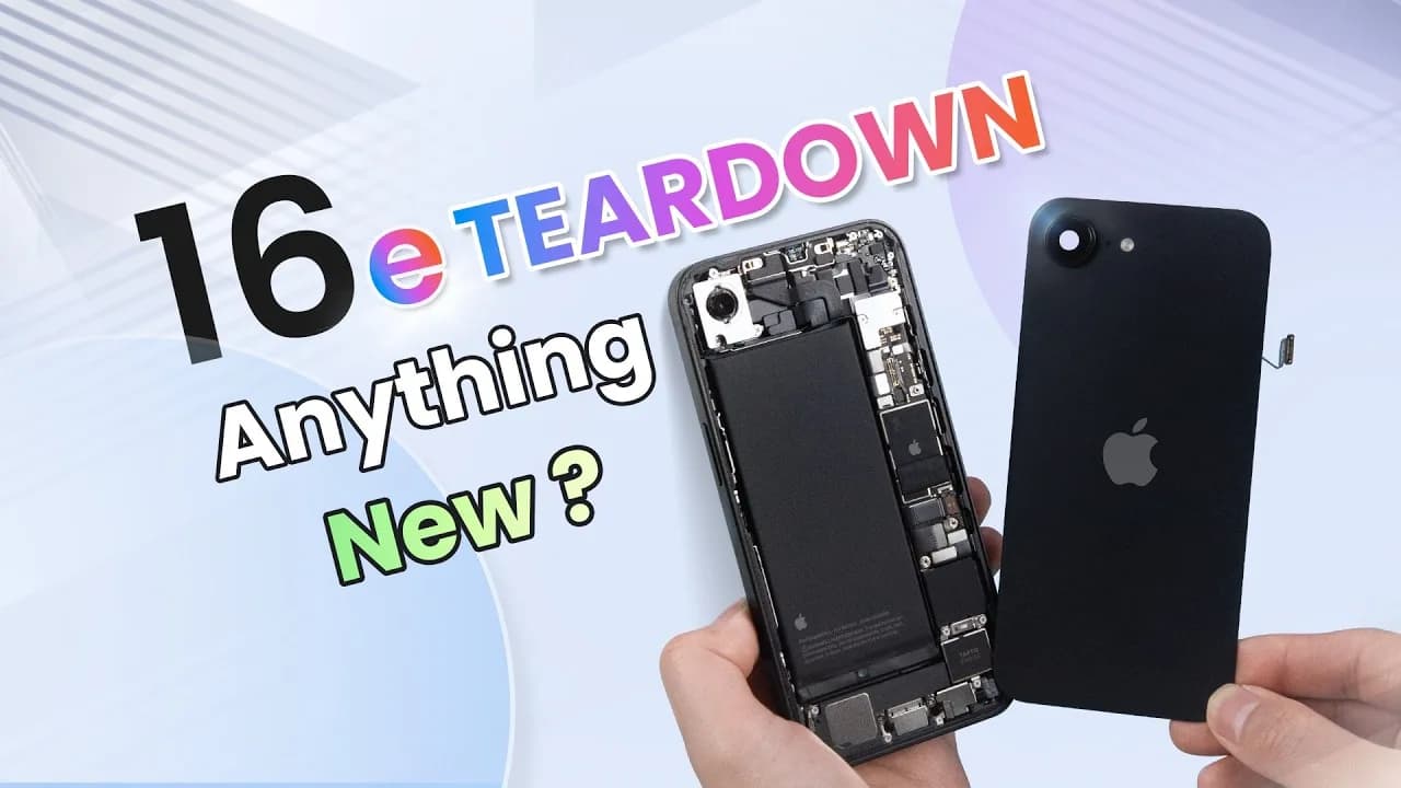 iphone 16e teardown