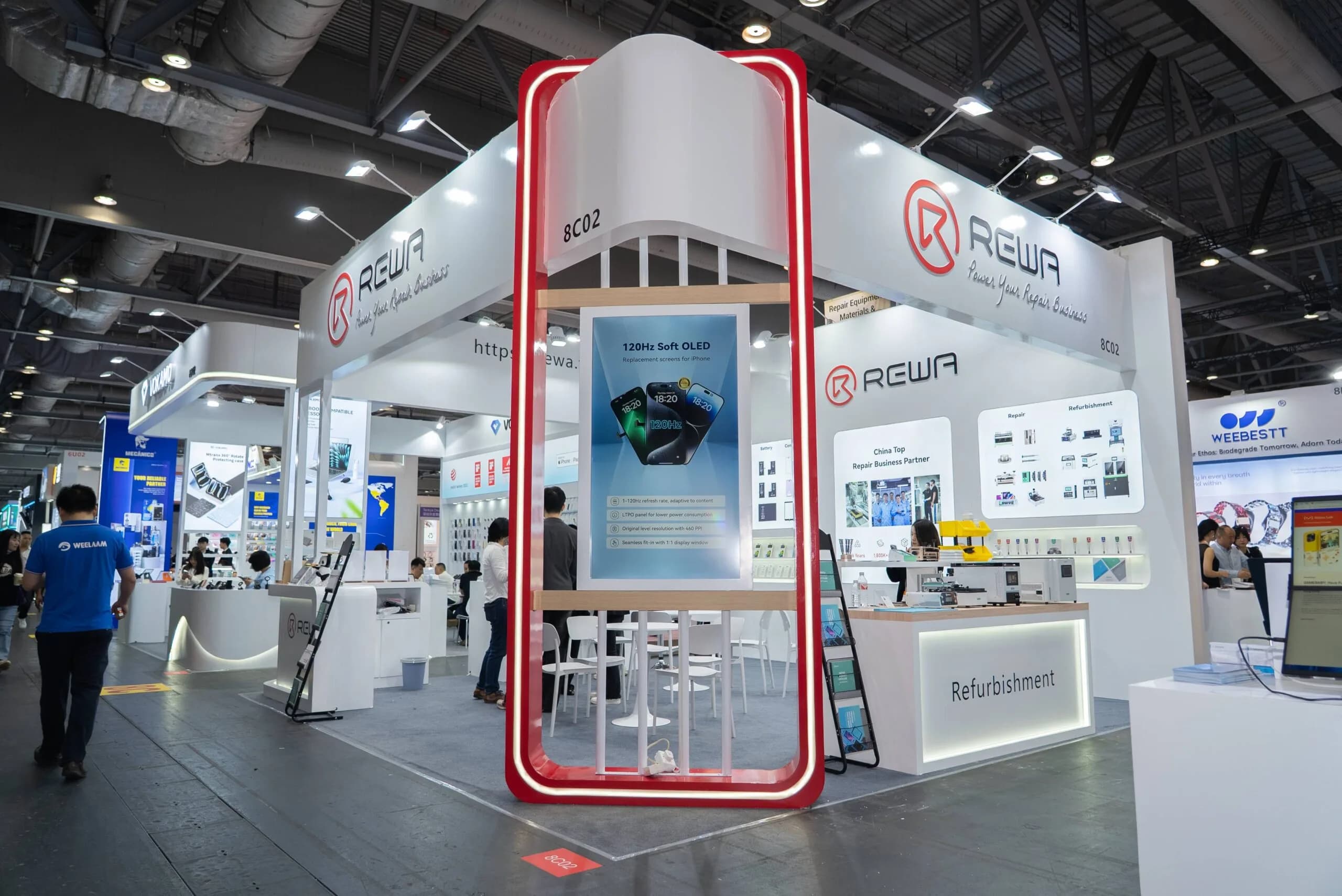 rewa at global sources  mobile electronics show in hong kong