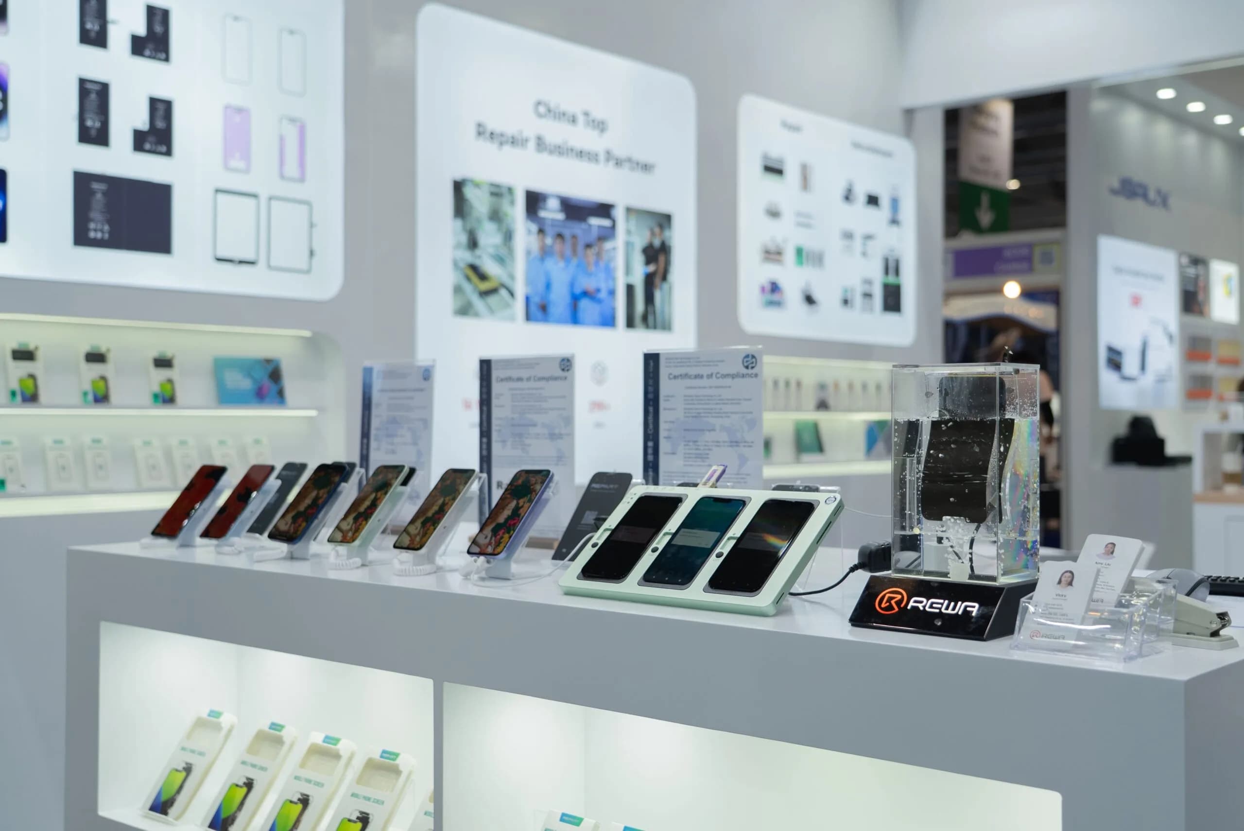 display rewa products at global sources mobile electronics show
