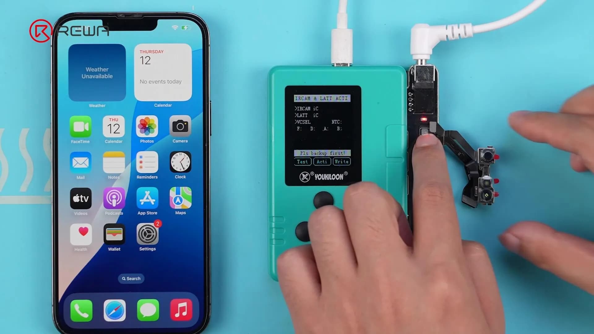 fix face id using refox programmer