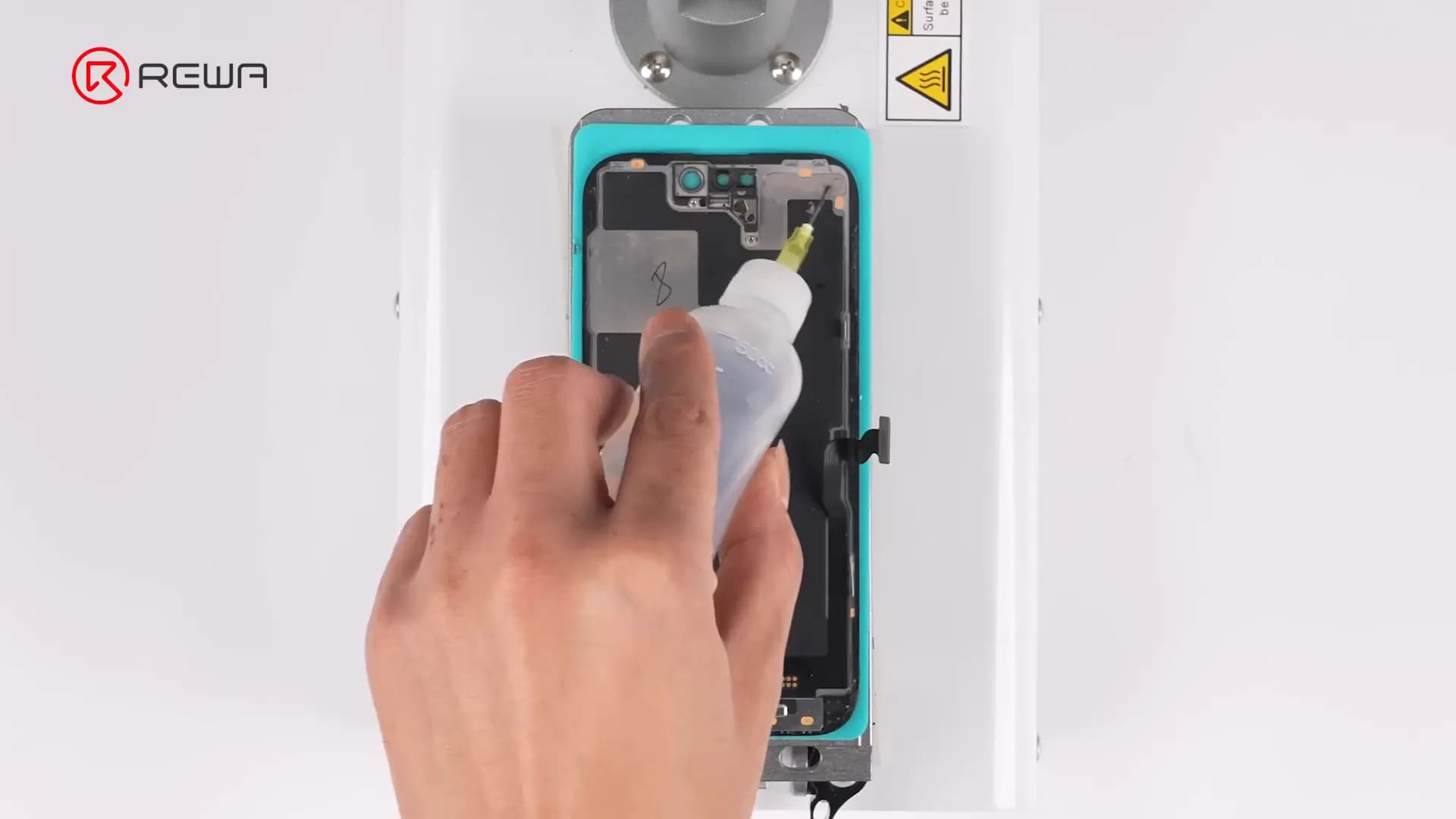 Apply isopropyl alcohol 