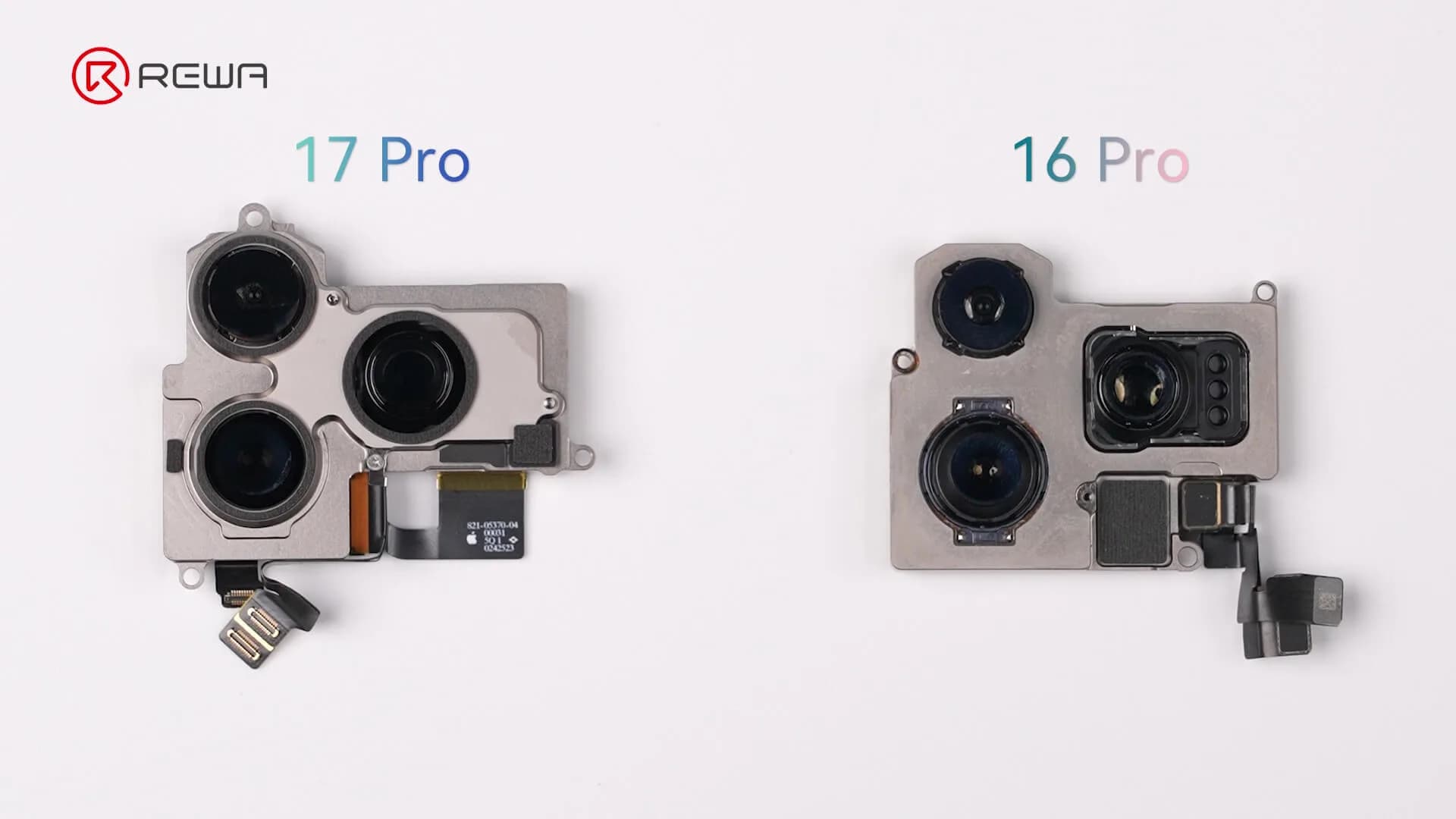 iphone 17 pro vs iphone 16 pro rückseitige Kamera