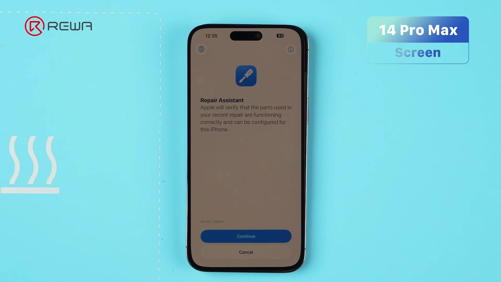 parts and service in ios 26.1
