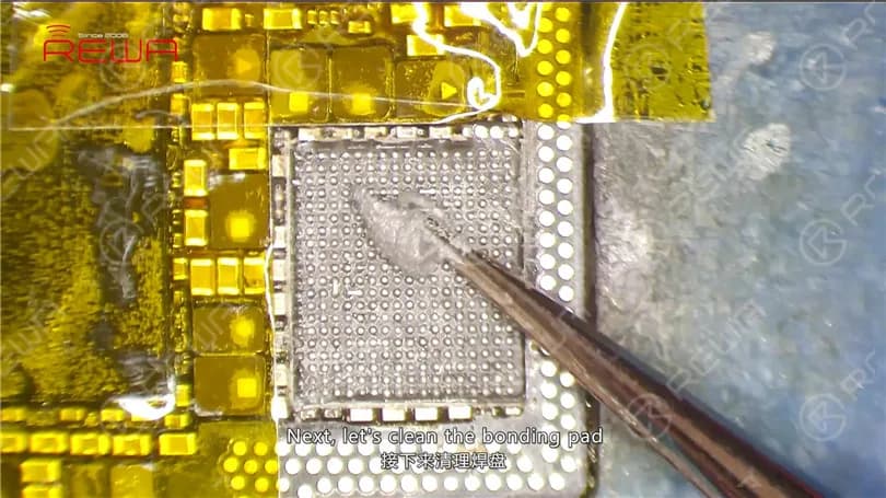 desoldering&soldering of iPhone X PMU
