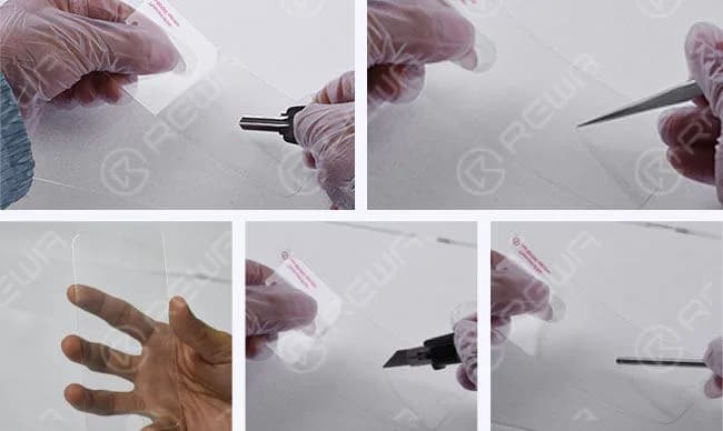 Anti-Scratch Test Effect