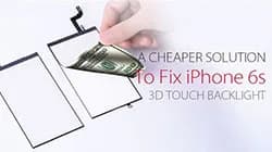 How To Fix iPhone 6s 3D Touch Backlight