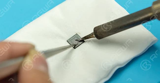 baseband CPU with BGA reballing stencil