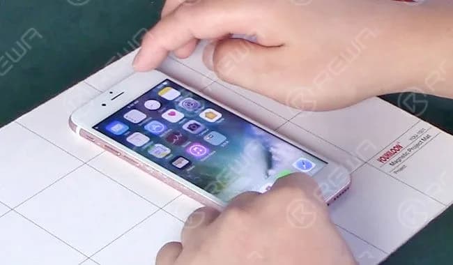 check backlight adhesion