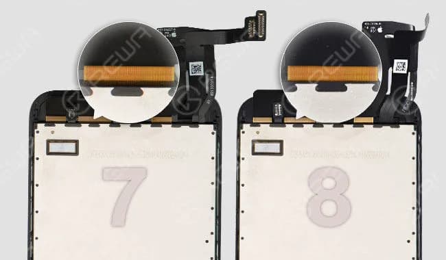 iPhone 8 Screen VS iPhone 7 Screen Hands On Comparison