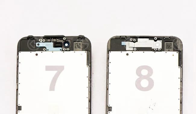 iPhone 8 Screen VS iPhone 7 Screen Hands On Comparison
