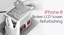 iPhone 8 Broken LCD Screen Refurbishing Glass Only Repair