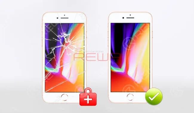 iPhone 8 Broken LCD Screen Refurbishing