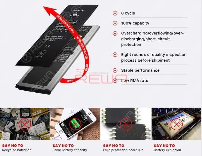 Baterías cualificadas para iPhone - REWA Selected
