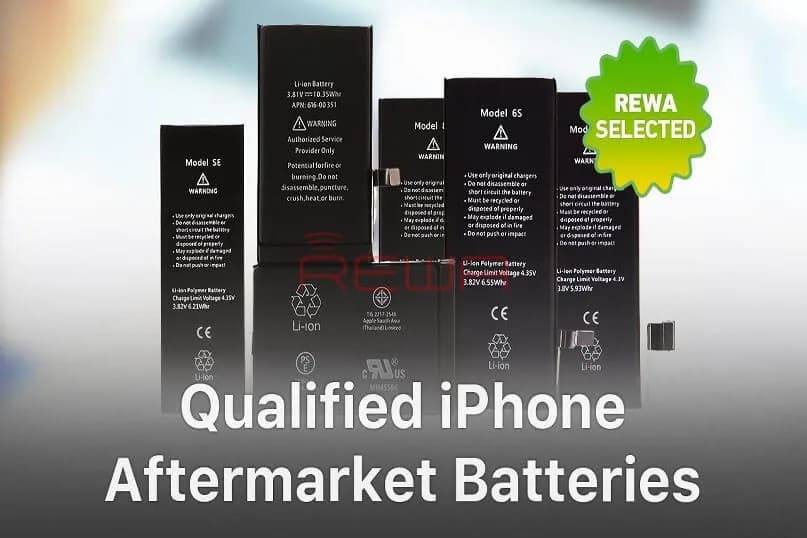 Qualified iPhone Aftermarket Batteries – REWA Selected