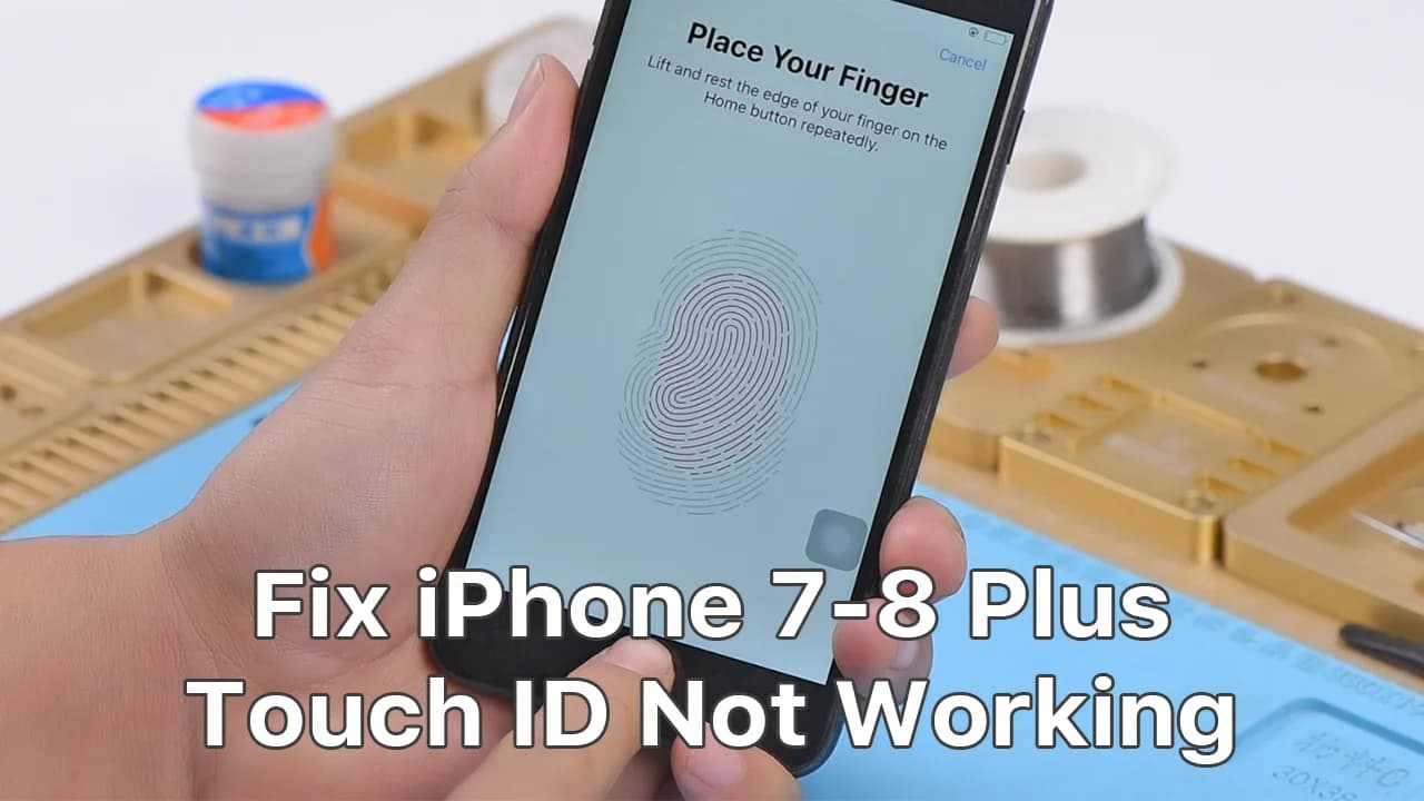 How To Fix iPhone 7-8 Plus Touch ID Not Working