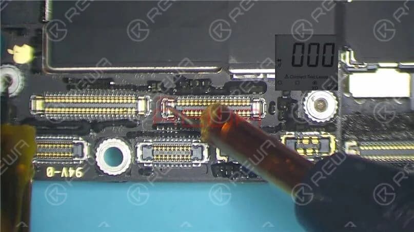 Then measure the J5700 pin 35. The diode value is 0, which means the main power supply line PP_VDD_MAIN is short-circuited.
