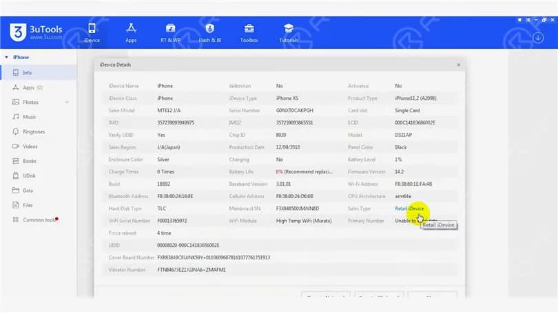 Fix iPhone XS No Service