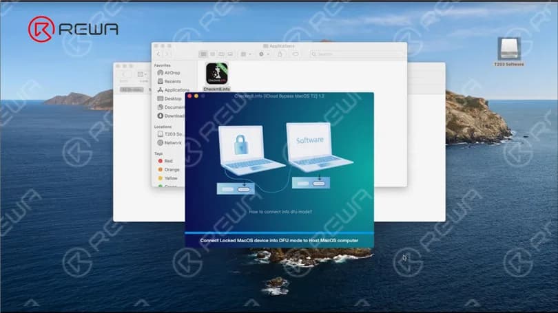 MacBook ID Aktivierungssperre entfernen mit T203