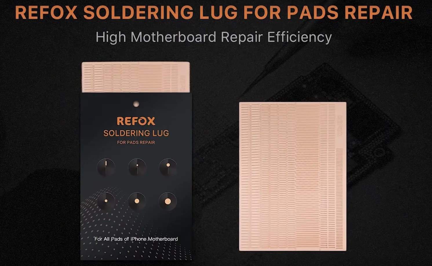 Enhancing iPhone Micro Soldering Repairs with REFOX Soldering Lugs
