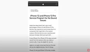 Fix iPhone 12 Pro No Sound Issue by Replacing the Receiver