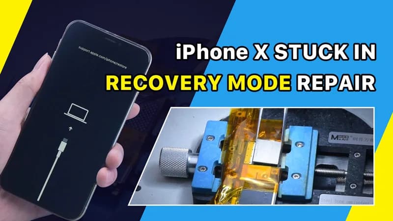 Unlock NAND Data for NAND Repair – Fix iPhone X Stuck in Recovery Mode