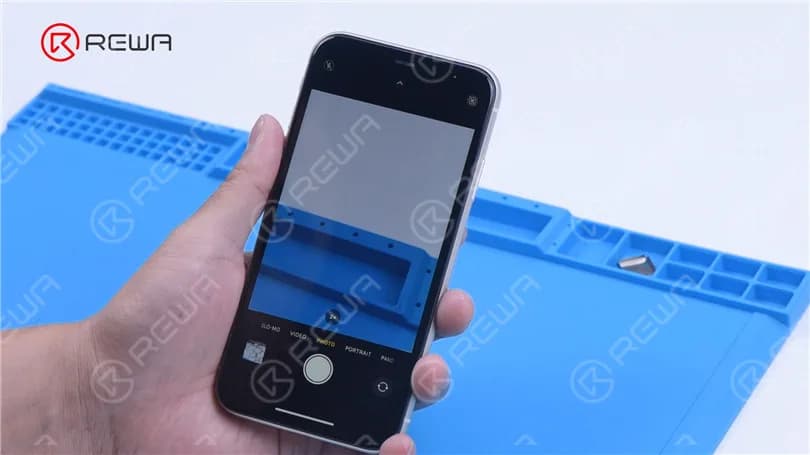 wide-angle camera for testing