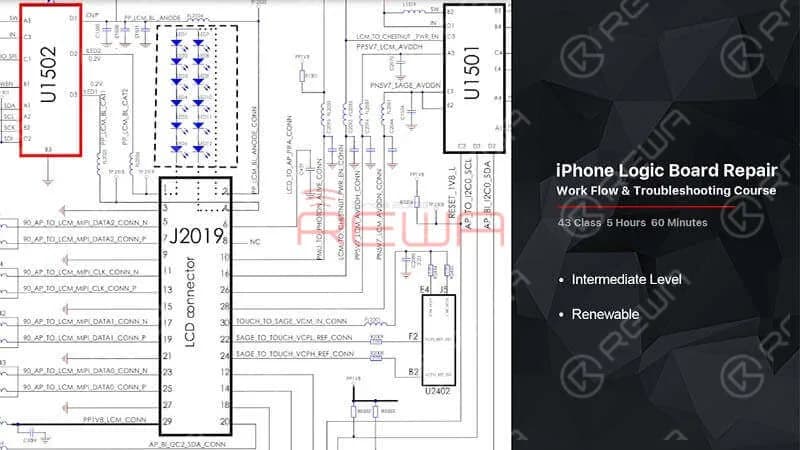 iPhone-Schaltkreis-Workflow & Fehlerbehebungskurs