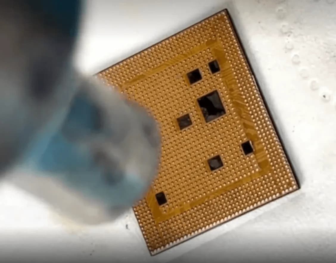 remove residual glue