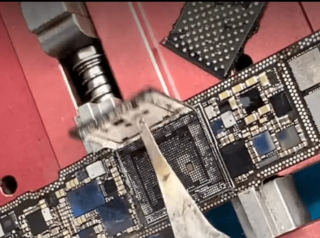 removing nand chip