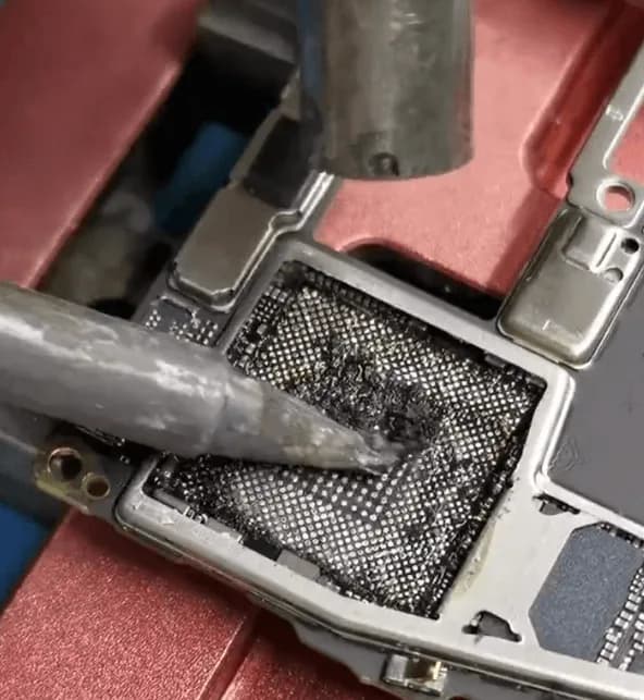 remove excess solder