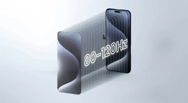 120Hz high refresh rate iPhone Pro screens