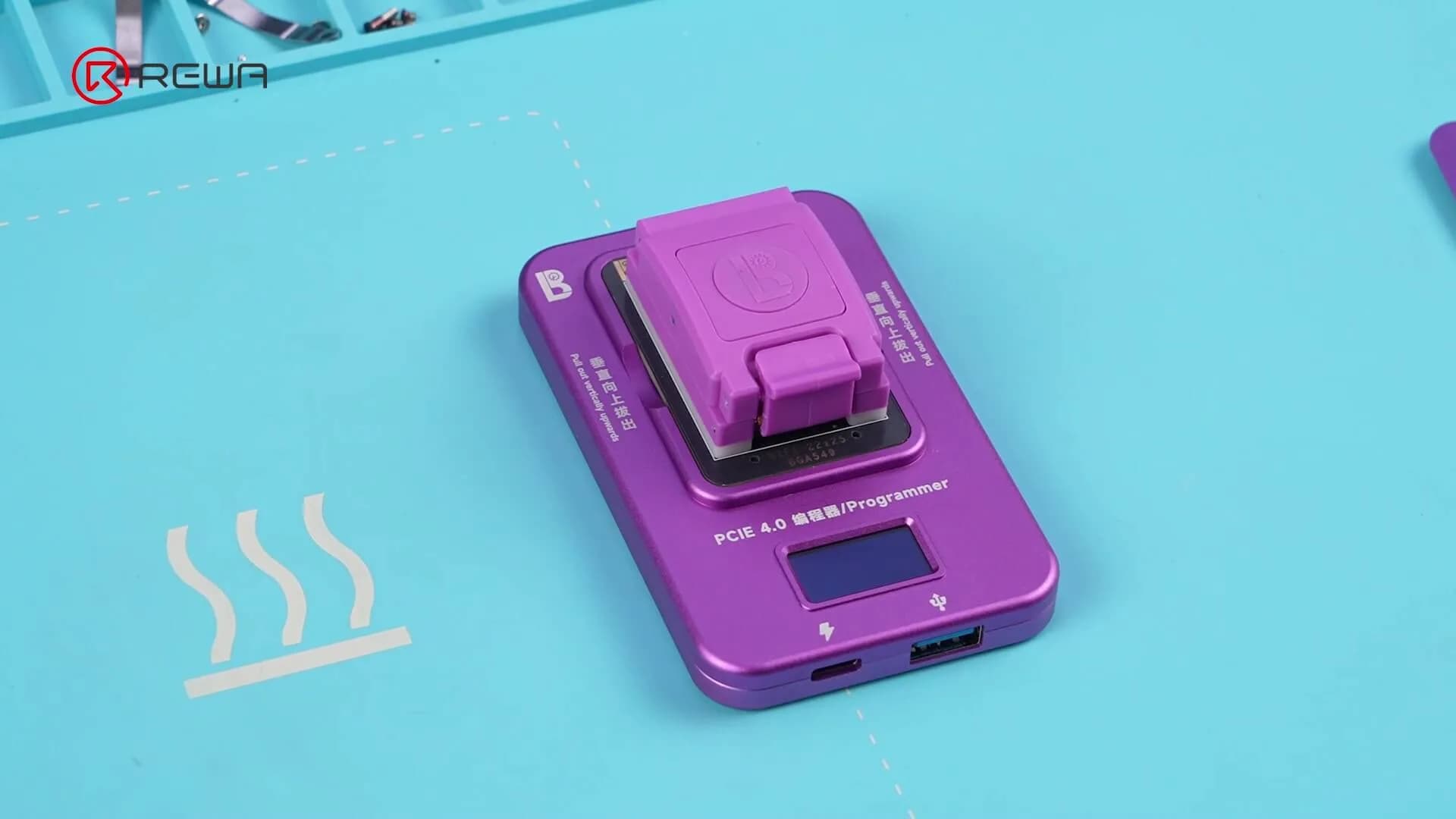 Install the MacBook Wi-Fi repair module into a programmer