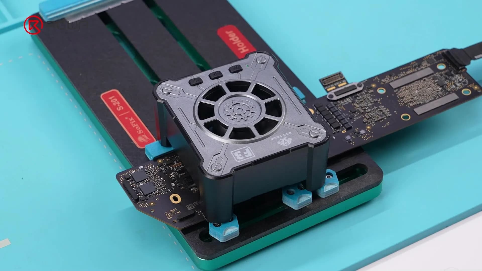 use fan to cool