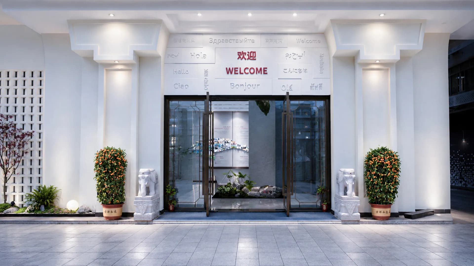 REWA Tech's showroom entrance